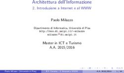 Architettura dell'Informazione - Introduzione a Internet e al WWW Paolo Milazzo - Persone