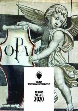 2020 SIENA BILANCIO SOCIALE - Operaduomo.siena.it