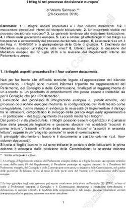 I triloghi nel processo decisionale europeo