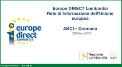 Europe DIRECT Lombardia Rete di Informazione dell'Unione europea ANCI - Cremona - 29 Marzo 2021