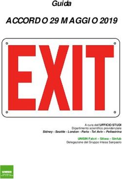 ACCORDO 29 MAGGIO 2019 - Guida - A cura dell'UFFICIO STUDI Dipartimento scientifico previdenziale Sidney - Seattle - London - Paris - Tel Aviv ...