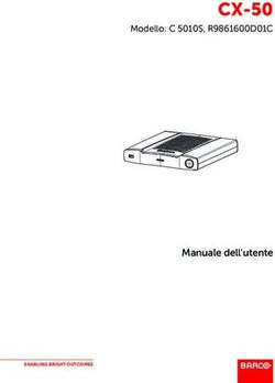 CX-50 - Manuale dell'utente - Modello: C 5010S, R9861600D01C - Barco
