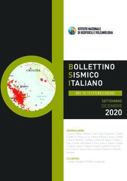 BOLLETTINO SISMICO ITALIANO - Earth-prints