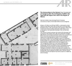The Interventions in the Ancient Casa Consistorial of Cartagena after the Earthquake of 1829 in the Vega Baja del Segura Area and in the Region of ...