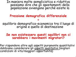 In maniera molto semplicistica e riduttiva possiamo dire che gli spostamenti della popolazione avvengono perch&eacute; esiste la