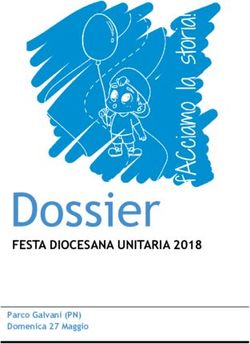Dossier FESTA DIOCESANA UNITARIA 2018 - Parco Galvani (PN) Domenica 27 Maggio - AC Concordia Pordenone