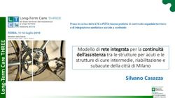 Silvano Casazza Modello di rete integrata per la continuit&agrave; dell'assistenza tra le strutture per acuti e le strutture di cure intermedie ...