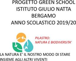 PROGETTO GREEN SCHOOL ISTITUTO GIULIO NATTA BERGAMO ANNO SCOLASTICO 2019/20 - LA NATURA E' IL NOSTRO MODO DI STARE INSIEME AGLI ALTRI VIVENTI ...