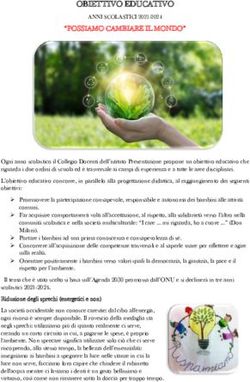 OBIETTIVO EDUCATIVO - istituto presentazione