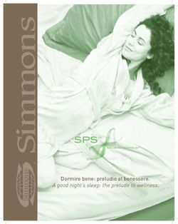 Dormire bene: preludio al benessere - A good night's sleep: the prelude to wellness.