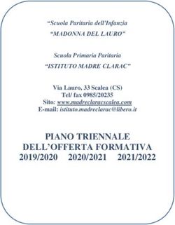 PIANO TRIENNALE DELL'OFFERTA FORMATIVA 2019/2020 2020/2021 2021/2022 - Istituto Madre Clarac di Scalea