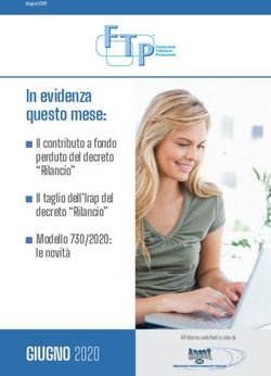 GIUGNO 2020 - In evidenza questo mese: Il contributo a fondo perduto del decreto "Rilancio" - ANCOT