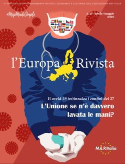 L'Unione se n'&egrave; davvero lavata le mani? - Il covid-19 (re)innalza i confini dei 27
