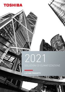 2021 SOLUZIONI DI CLIMATIZZAZIONE - LISTINO PRODOTTI