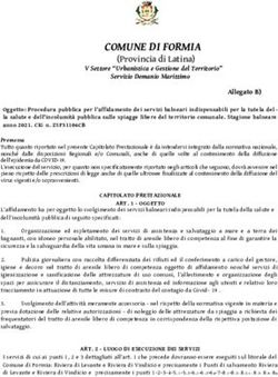 COMUNE DI FORMIA (Provincia di Latina) - V Settore "Urbanistica e Gestione del Territorio"