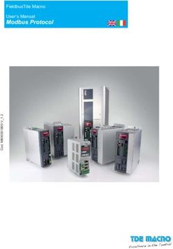 FieldbusTde Macno User's Manual Modbus Protocol - BDF Digital