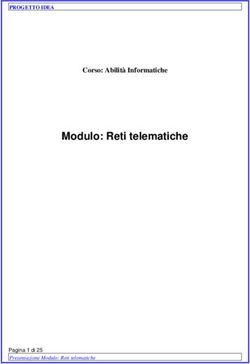 Modulo: Reti telematiche - Corso: Abilità Informatiche PROGETTO IDEA - ECDL unina