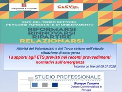 I supporti agli ETS previsti nei recenti provvedimenti normativi sull'emergenza - Attivit&agrave; del Volontariato e del Terzo settore nell'attuale ...