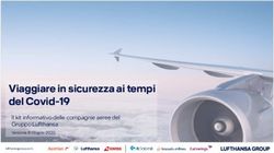Viaggiare in sicurezza ai tempi del Covid-19 - Il kit informativo delle compagnie aeree del Gruppo Lufthansa
