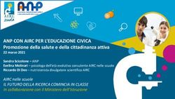 ANP CON AIRC PER L'EDUCAZIONE CIVICA - Promozione della salute e della cittadinanza attiva