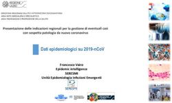 DATI EPIDEMIOLOGICI SU 2019-NCOV - SERESMI FRANCESCO VAIRO EPIDEMIC INTELLIGENCE UNITÀ EPIDEMIOLOGIA INFEZIONI EMERGENTI - REGIONE LAZIO