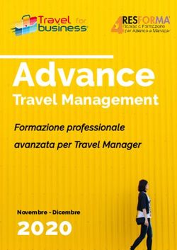 Advance Travel Management - Formazione professionale avanzata per Travel Manager - Resforma
