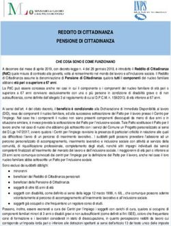 REDDITO DI CITTADINANZA PENSIONE DI CITTADINANZA - Il Sole 24 Ore