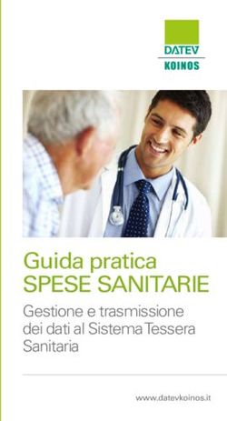 Guida pratica SPESE SANITARIE - Gestione e trasmissione dei dati al Sistema Tessera Sanitaria - Datev Koinos