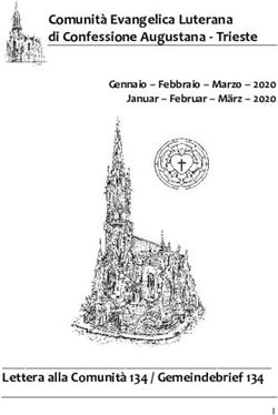 Comunità Evangelica Luterana di Confessione Augustana - Trieste - Lettera alla Comunità 134 / Gemeindebrief 134