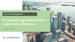 Il mercato agroalimentare e dei vini in Ontario