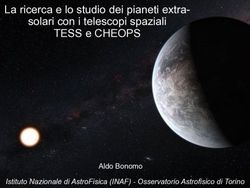 TESS e CHEOPS La ricerca e lo studio dei pianeti extra-solari con i telescopi spaziali - Aldo Bonomo
