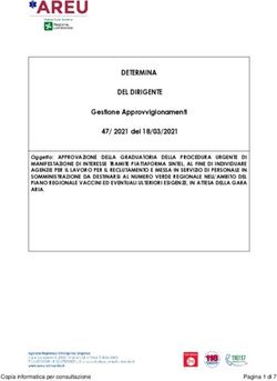 DETERMINA DEL DIRIGENTE - Gestione Approvvigionamenti 47/ 2021 del 18/03/2021