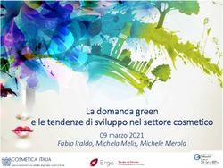 La domanda green e le tendenze di sviluppo nel settore cosmetico - 09 marzo 2021 Fabio Iraldo, Michela Melis, Michele Merola