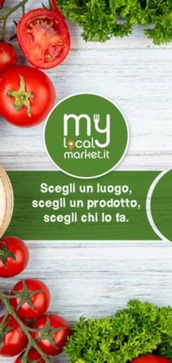 Scegli un luogo, scegli un prodotto, scegli chi lo fa - My Local Market