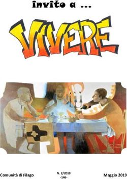 Invito a - Comunità di Filago - Oratorio Filago
