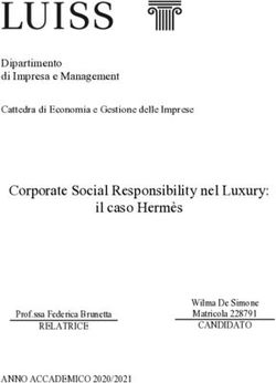 Corporate Social Responsibility nel Luxury: il caso Herm&egrave;s - Dipartimento di Impresa e Management Cattedra di Economia e Gestione delle Imprese
