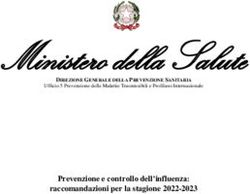 Ministero della Salute - Prevenzione e controllo dell'influenza: raccomandazioni per la stagione 2022-2023 - C. Via N. M. Nicolai