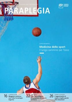 Medicina dello sport Il lungo cammino per Tokio - Schweizer ...