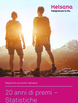 20 anni di premi - Statistiche - Rapporto sui premi Helsana