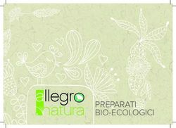 PREPARATI BIO-ECOLOGICI - PREPARATI BIO-ECOLOGICI - Allegro Natura