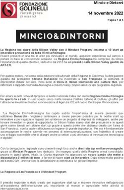 Mincio e Dintorni 14 novembre 2022 - Pagina di - Fondazione Golinelli