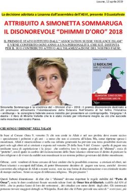 ATTRIBUITO A SIMONETTA SOMMARUGA IL DISONOREVOLE "DHIMMI D'ORO" 2018 - il guastafeste