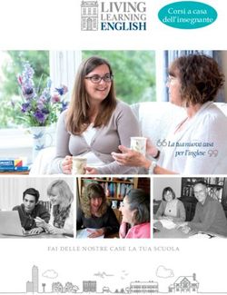 Corsi a casa dell'insegnante - La tua nuova casa per l'inglese FAI DELLE NOSTRE CASE LA TUA SCUOLA - Living Learning English