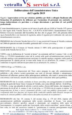 Deliberazione dell'Amministratore Unico del 3 aprile 2019 - Vetralla Servizi Sito istituzionale della Vetralla ...