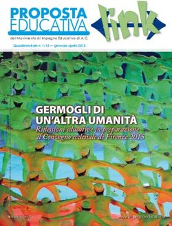 GERMOGLI DI UN'ALTRA UMANITÀ - Riflessioni educative in preparazione al Convegno ecclesiale di Firenze 2015 - Mieac