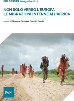 NON SOLO VERSO L'EUROPA LE MIGRAZIONI INTERNE ALL'AFRICA - ISPI DOSSIER 30 agosto 2019