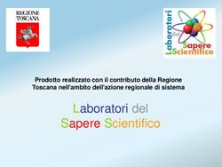 Laboratori del Sapere Scientifico - Prodotto realizzato con il contributo della Regione Toscana nell'ambito dell'azione regionale di sistema