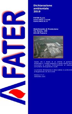 DICHIARAZIONE AMBIENTALE 2019 - FATER SPA