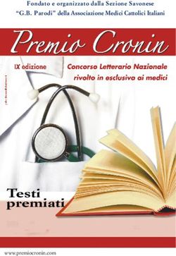 Testi premiati - Fondato e organizzato dalla Sezione Savonese "G.B. Parodi" della Associazione Medici Cattolici Italiani - Premio Cronin