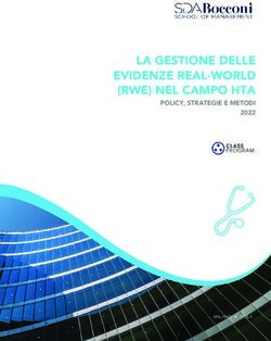 LA GESTIONE DELLE EVIDENZE REAL-WORLD (RWE) NEL CAMPO HTA - POLICY, STRATEGIE E METODI 2022